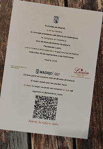 Invitación Reconocimiento Pasteleria Luzón